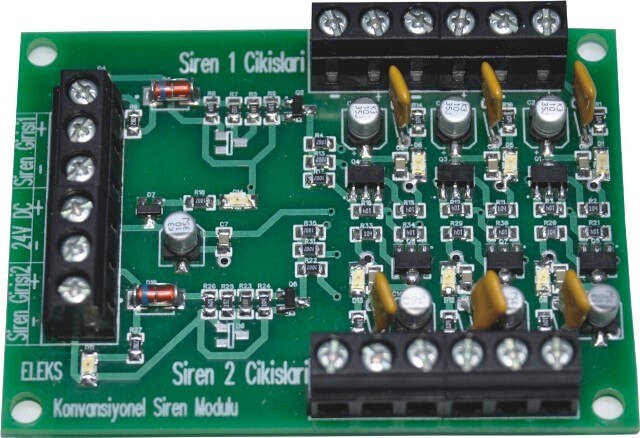 E-SM Siren Çıkışı Arttırma Kartı